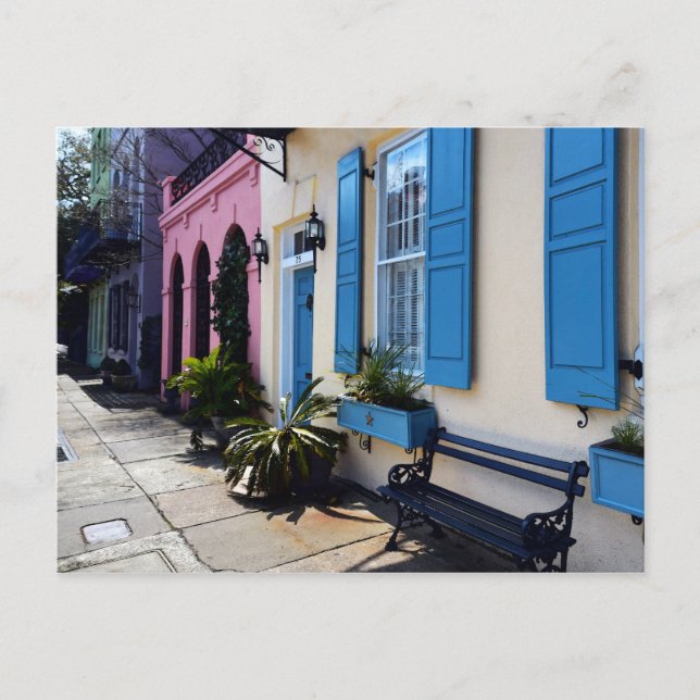 Rainbow Colors in Charleston, South Carolina Postcard (Front)
