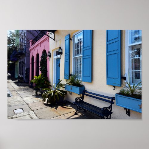 Rainbow Colors in Charleston South Carolina Poster