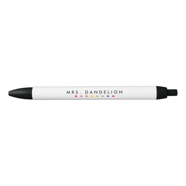 Rainbow Colors | Kindergarten Teacher Pen (Front)