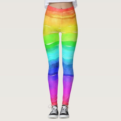 Rainbow Colors Leggings