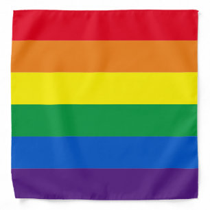 Rainbow colors Lgbt Lgbtq gay flag Bandana