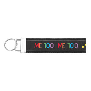 Rainbow Colors ME TOO Wrist Keychain