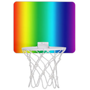 Rainbow Colors Mini Basketball Hoop