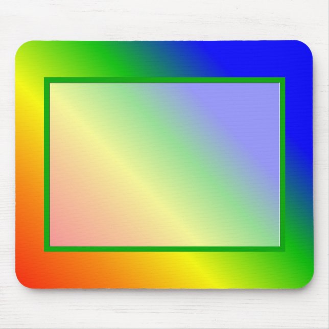 Rainbow Colors Mouse Pad (Front)