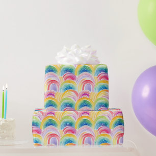 Rainbow Colors Pattern Wrapping Paper