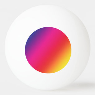 Rainbow Colors Ping Pong Ball