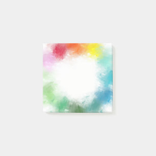 Rainbow Colors Pink Red Orange Yellow Blue Green Post-it Notes