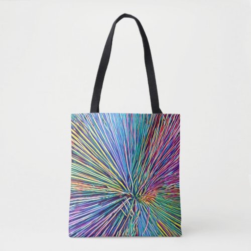 Rainbow Colors Plant All Over Print Tote Bag