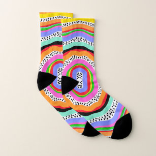 Rainbow Colors  Socks