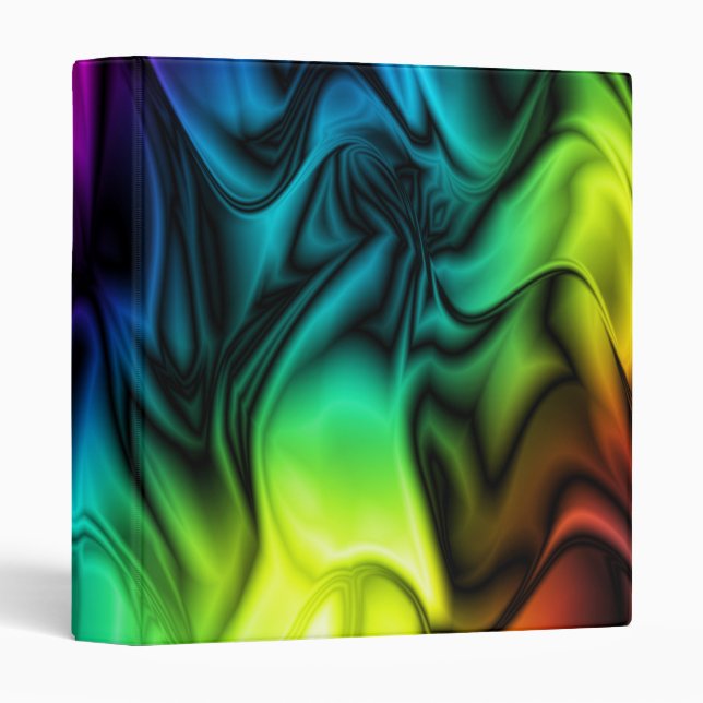 Rainbow Colors Soft Silk Binder (Front/Spine)