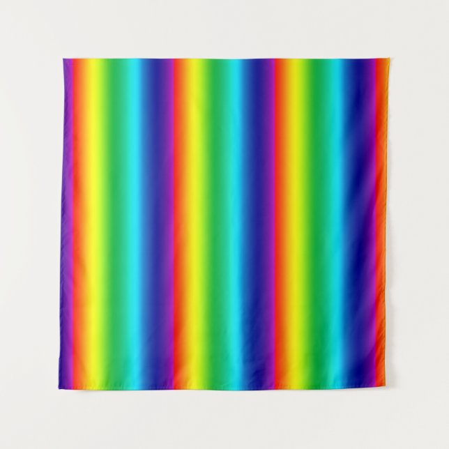 Rainbow Colors Spectrum Tapestry (Front)