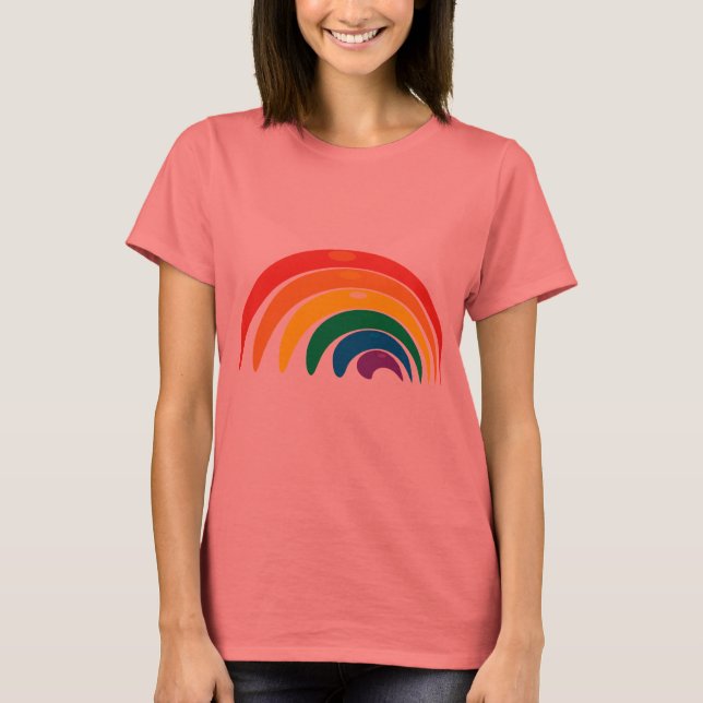 Rainbow Colors T-Shirt (Front)