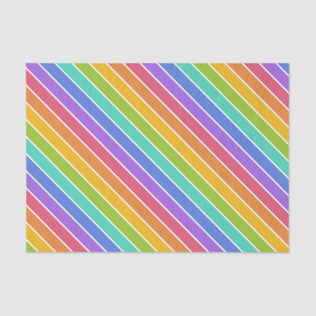Rainbow Colors tissue paper (Front)
