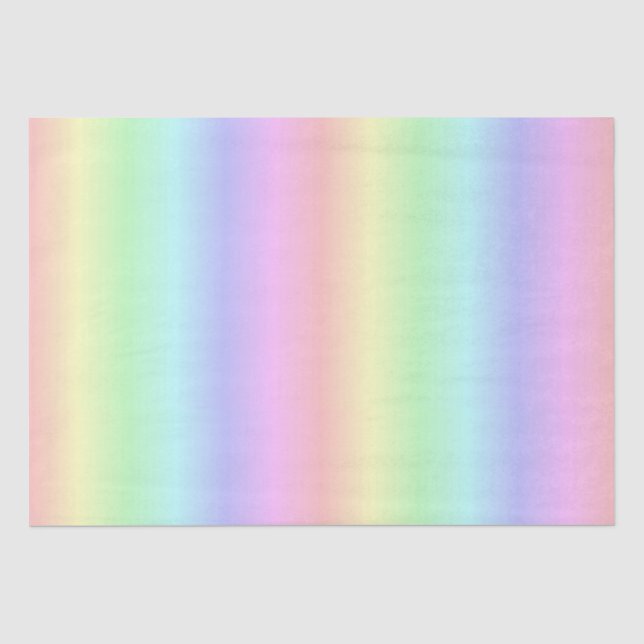 Rainbow Colors  Tissue Paper (Front)