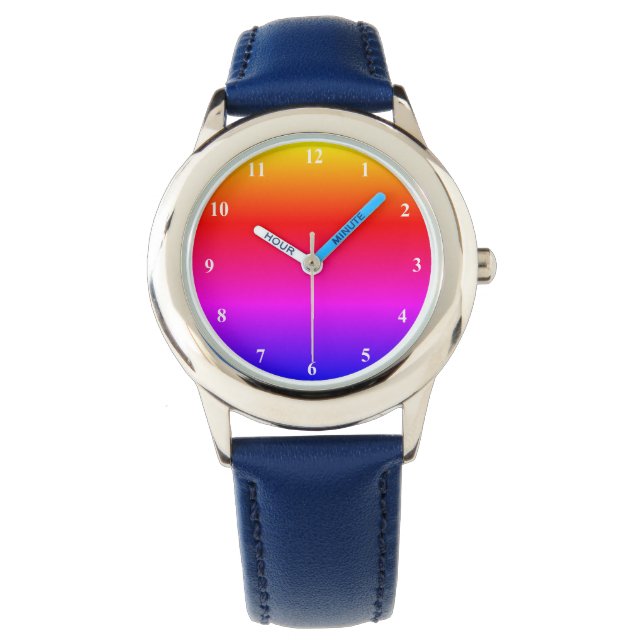 Rainbow Colors Watch Gift (Front)