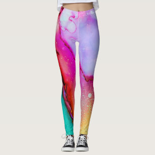 Rainbow Colors Woman Leggings