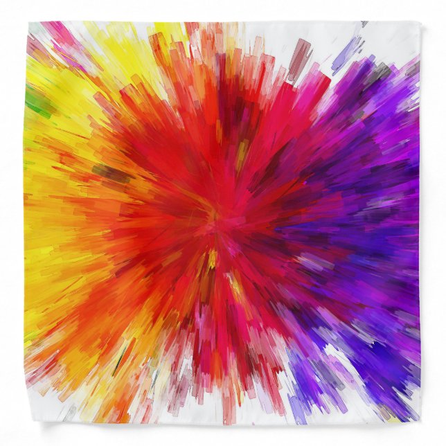 Rainbow colour bandana (Front)