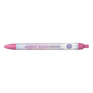 Rainbow colour floral design customizable Pen