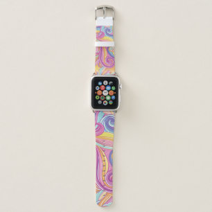 Rainbow Comet: Magical Dreamy Sky. Apple Watch Band