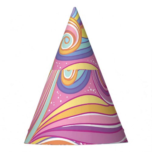 Rainbow Comet Magical Dreamy Sky Party Hat
