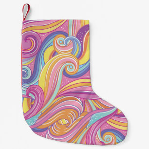 Rainbow Comet: Magical Dreamy Sky. Small Christmas Stocking