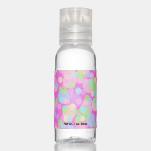 Rainbow Confetti Dots Hand Sanitizer