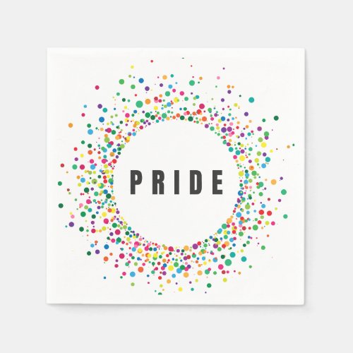 Rainbow Confetti _ Hosting Pride Party  Napkins