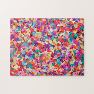 Rainbow Confetti Jigsaw Puzzle