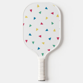 Rainbow Confetti Pickleball Paddle