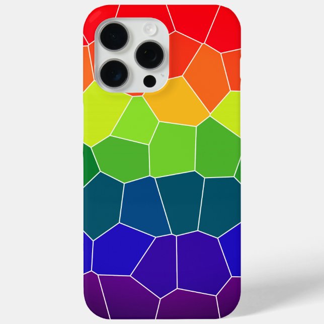 Rainbow COOL Pattern Case-Mate iPhone Case (Back)
