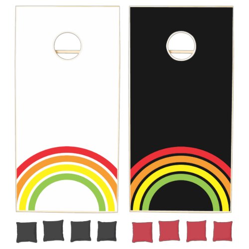 Rainbow Cornhole Cornhole Set