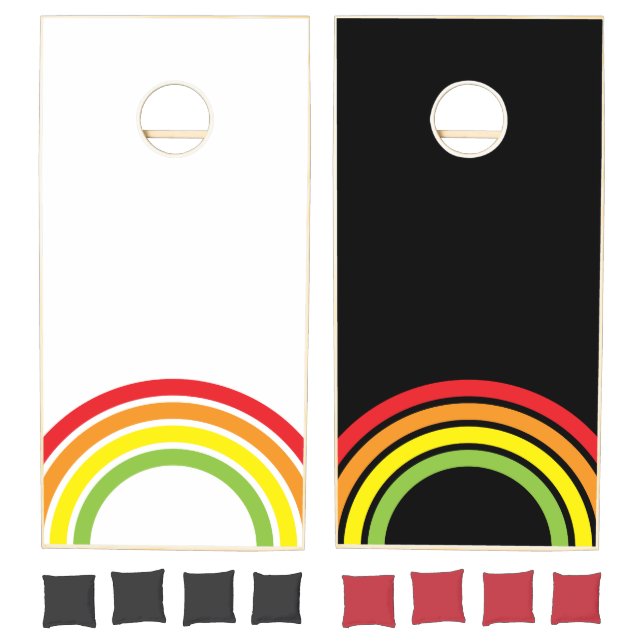 Rainbow Cornhole Cornhole Set (Set)