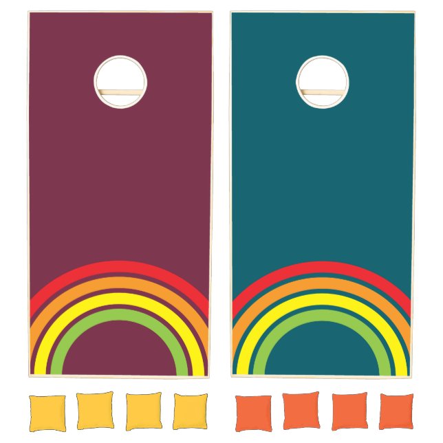 Rainbow Cornhole Set (Set)