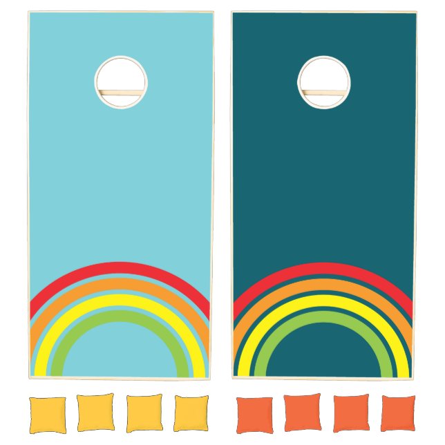 Rainbow Cornhole Set (Set)