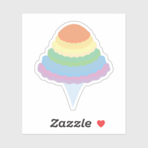 Rainbow Cotton Candy  Sticker
