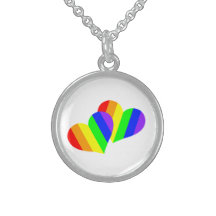 Rainbow Couple Hearts