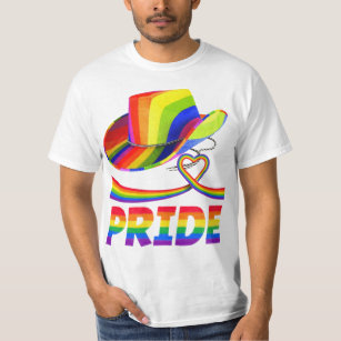 Rainbow Cowboy Gay Pride LGBTQ+ T-shirt
