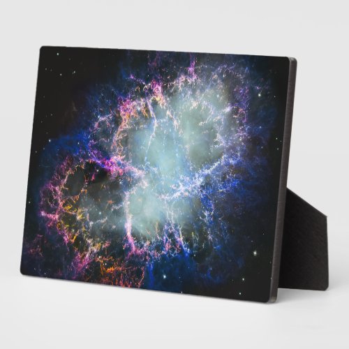 Rainbow Crab Nebula 5x7 Plaque