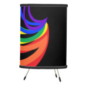 Rainbow Crescent Abstract Pattern Tripod Lamp (Right)