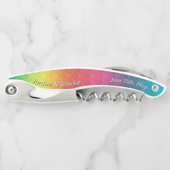 [Rainbow Crinkle Wedding] Colorful Waiter's Corkscrew
