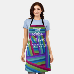 Rainbow Crisscross Apron