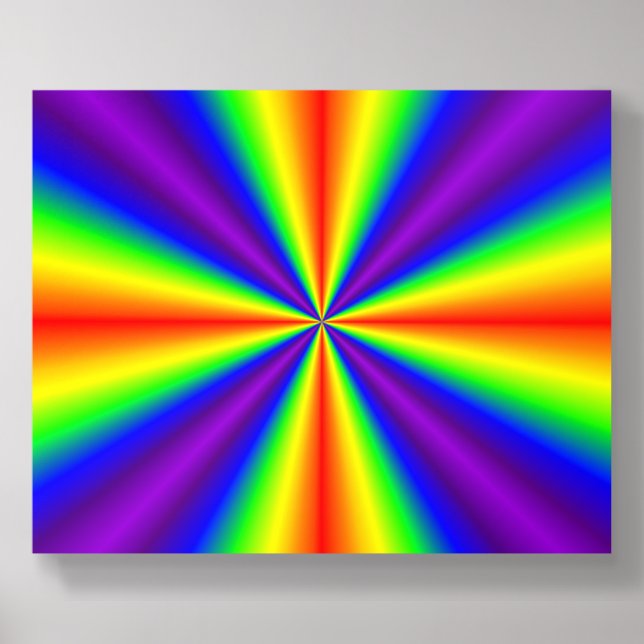 Rainbow Cross Acrylic Photo Tile (Front Set)