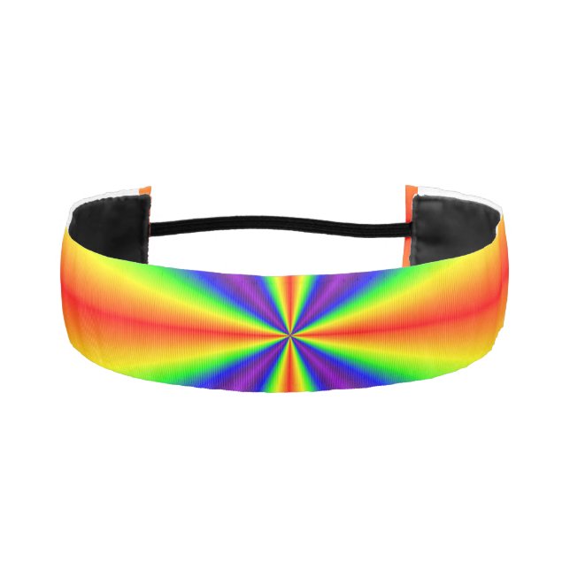 Rainbow Cross Athletic Headband (Front)