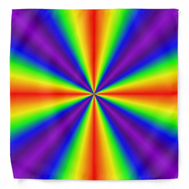 Rainbow Cross Bandana (Front)