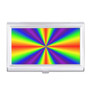 Rainbow Cross Business Card Case