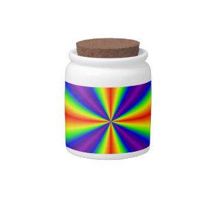 Rainbow Cross Candy Jar