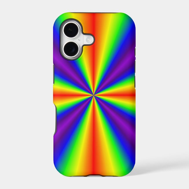 Rainbow Cross Case-Mate iPhone Case (Back)