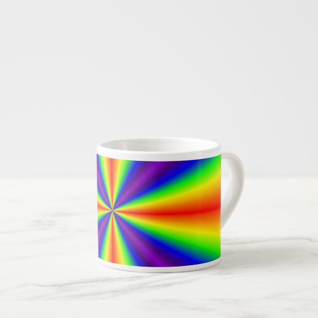 Rainbow Cross Espresso Cup (Front Right)