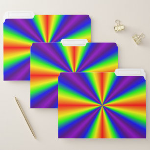 Rainbow Cross File Folder