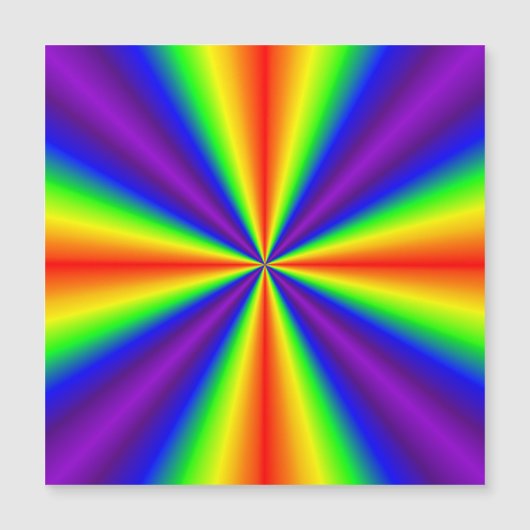 Rainbow Cross Magnetic Card (Front)